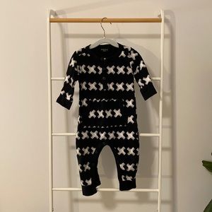 Lucky No. 7 - Boutique Brand, Snap Romper Jumpsuit, Size 2-6 Months (EU sizing)